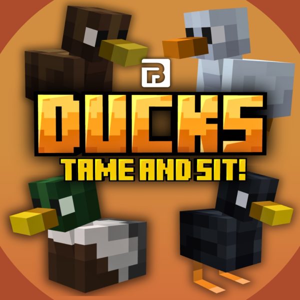 Ducks in Minecraft, featuring their appearance and behavior in the game, adding charm and life to aquatic environments.