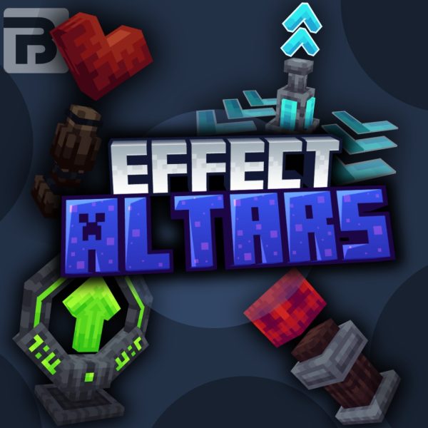 Effect altars in Minecraft, showcasing their design and how they provide players with magical enhancements and buffs.